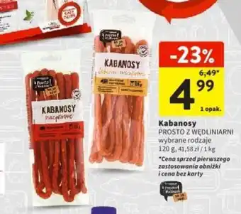 Intermarche Kabanosy 120 g oferta