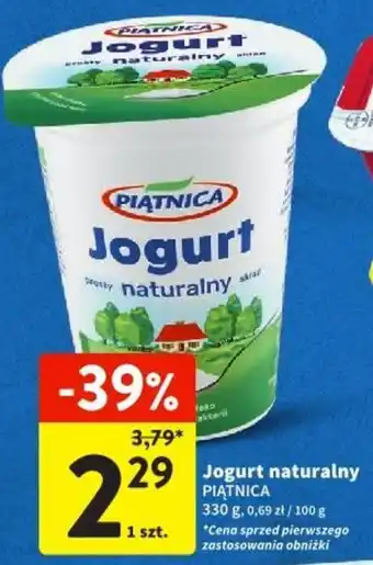 Intermarche Jogurt naturalny 330 g oferta