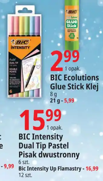 E.Leclerc BIC Intensity Dual Tip Pastel Pisak dwustronny 6szt oferta