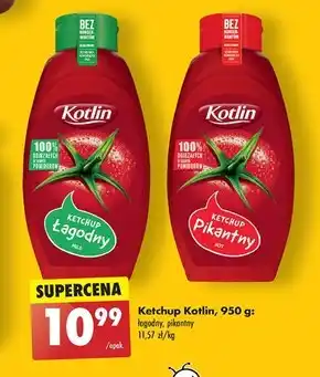 Biedronka Kotlin ketchup łagodny 950 g oferta