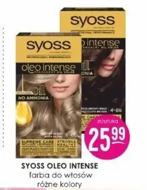 Jaśmin Syoss oleo intense farba do włosów 4-86 czekoladowy brąz oferta