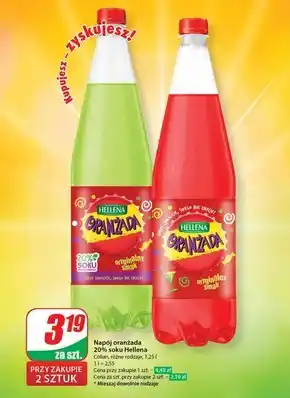 Dino Hellena oranżada czerwona 1,25 l oferta