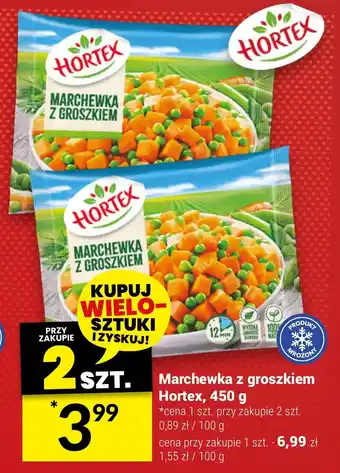 Twój Market Marchewka z groszkiem Hortex 450 g oferta