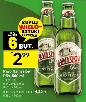 Twój Market Piwo Namysłów Pils 500 ml oferta