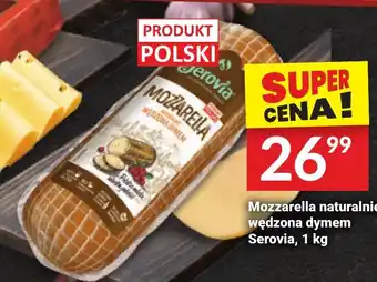 Twój Market Mozzarella naturalnie wędzona dymem Serovia 1 kg oferta
