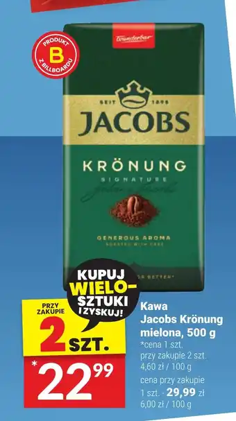 Twój Market Kawa Jacobs Krönung mielona 500 g oferta
