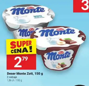 Twój Market Deser Monte Zott 150 g oferta