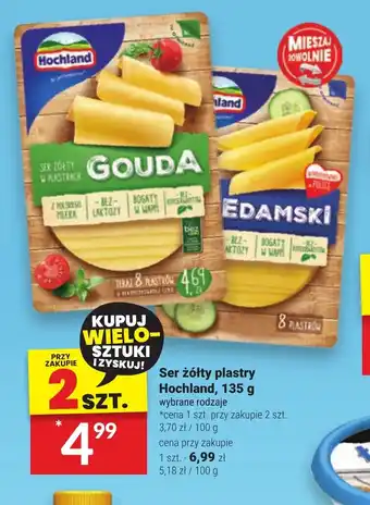 Twój Market Ser żółty plastry Hochland 135 g oferta