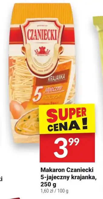 Twój Market Makaron Czaniecki 5-jajeczny krajanka 250 g oferta