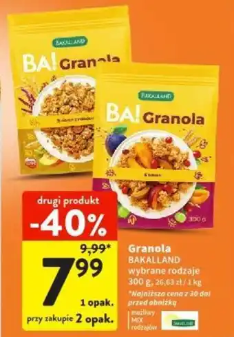 Intermarche Granola 300 g oferta