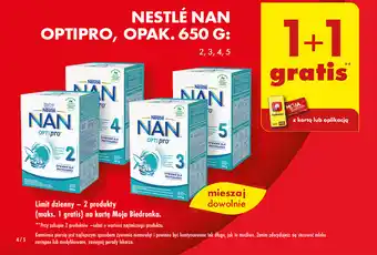 Biedronka NESTLÉ NAN OPTIPRO, OPAK. 650 G oferta