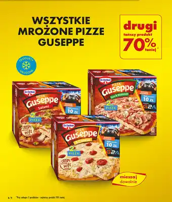 Biedronka WSZYSTKIE MROŻONE PIZZE GUSEPPE oferta