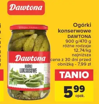 Carrefour Ogórki konserwowe dawtona oferta