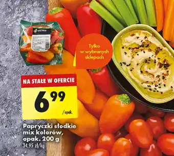 Biedronka Papryczki słodkie mix kolorów, opak. 200 g oferta