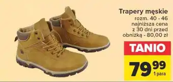 Carrefour Trapery męskie oferta