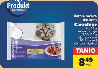 Mokra karma dla kota carrefour