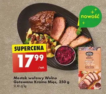 Biedronka Mostek wołowy Wolno Gotowane Kraina Mięs, 350 g oferta