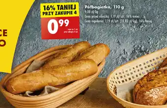 Biedronka Półbagietka, 110 g oferta