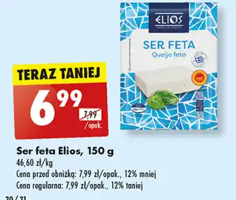 Biedronka Ser feta Elios, 150 g oferta