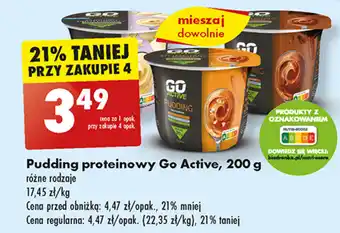 Biedronka Pudding proteinowy Go Active, 200 g oferta