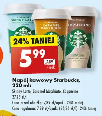 Biedronka Napój kawowy Starbucks, 220 ml oferta