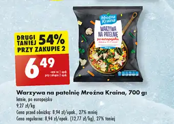 Biedronka Warzywa na patelnię Mroźna Kraina, 700 g oferta