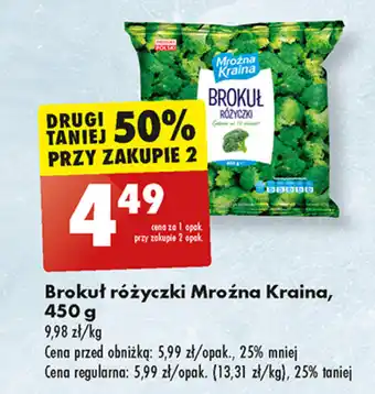 Biedronka Brokuł różyczki Mroźna Kraina, 450 g oferta
