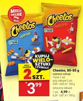 Twój Market Cheetos, 80-85 g oferta
