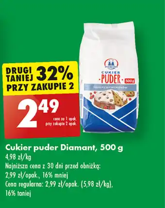 Biedronka Cukier puder Diamant, 500 g oferta
