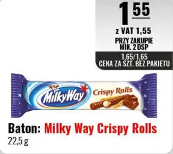Eurocash Baton: Milky Way Crispy Rolls 22,5 g oferta