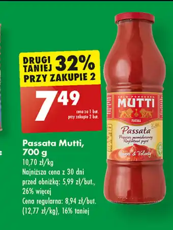 Biedronka Passata Mutti, 700 g oferta