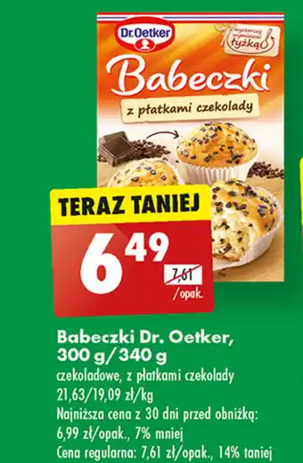 Biedronka Babeczki Dr. Oetker, 300 g/340 g oferta
