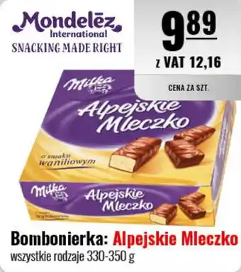 Eurocash Bombonierka: Alpejskie Mleczko 330-350 g oferta