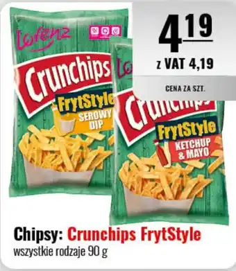Eurocash Chipsy: Crunchips FrytStyle 90 g oferta