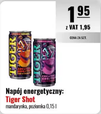 Eurocash Napój energetyczny: Tiger Shot 0,15 l oferta