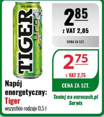 Eurocash Napój energetyczny: Tiger 0,5 l oferta