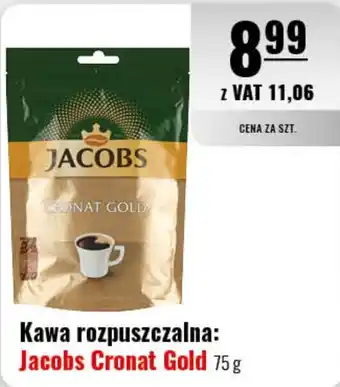Eurocash Kawa rozpuszczalna: Jacobs Cronat Gold 75 g oferta