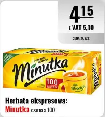 Eurocash Herbata ekspresowa: Minutka 100 szt. oferta