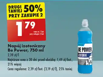 Biedronka Napój izotoniczny Be Power, 750 ml oferta
