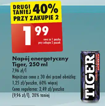 Biedronka Napój energetyczny Tiger, 250 ml oferta