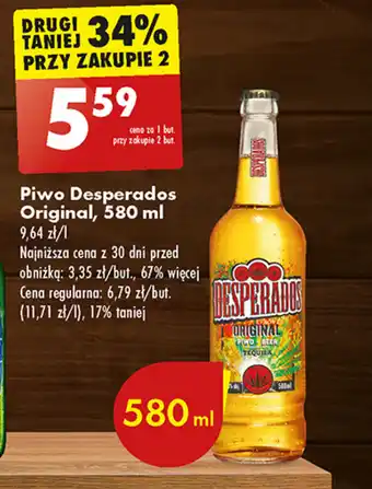 Biedronka Piwo Desperados Original, 580 ml oferta