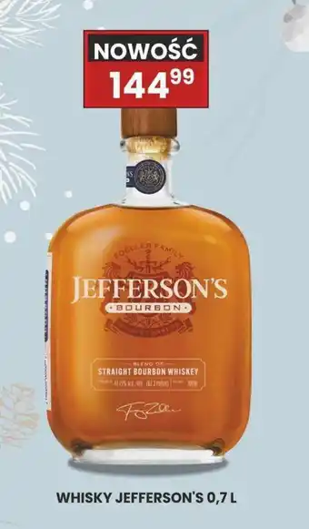 Wafelek WHISKY JEFFERSON'S 0,7 L oferta
