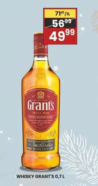 Wafelek WHISKY GRANT'S 0,7 L oferta
