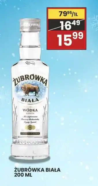 Wafelek ŻUBRÓWKA BIAŁA 200 ML oferta