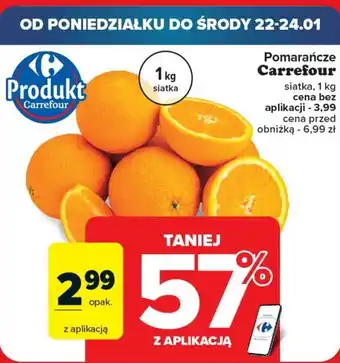Carrefour Pomarańcze Carrefour 1 kg oferta