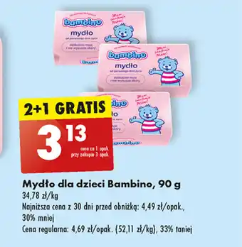 Biedronka Mydło dla dzieci Bambino, 90 g oferta
