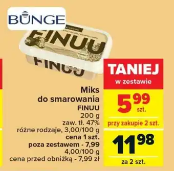 Carrefour Miks do smarowania FINUU 200 g oferta