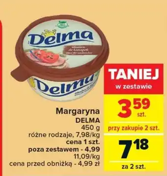 Carrefour Margaryna DELMA 450 g oferta