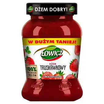 Delikatesy Centrum Łowicz dżem truskawkowy o obniżonej zawartości cukrów 450 g oferta