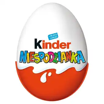 Delikatesy Centrum Kinder niespodzianka słodkie jajko z niespodzianką pokryte czekoladą mleczną 20 g oferta